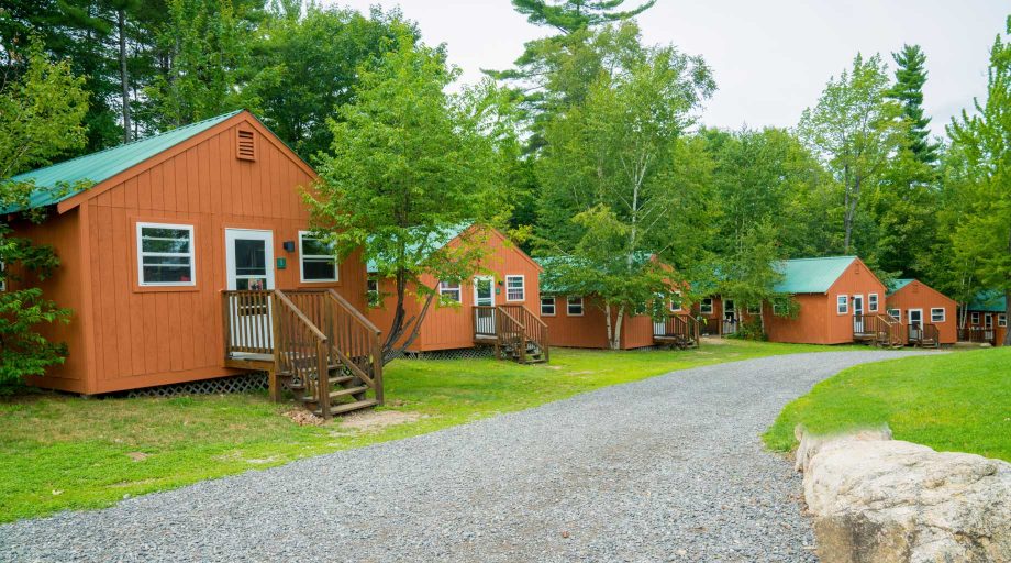 Exterior of bunks in a row